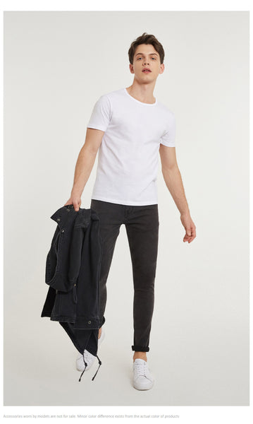 JackJones Men's Cotton T-shirt | Cool Touch Fabric Men's Top Fashion T-Shirt [2020] Brand New Menswear - EcomShopBazer