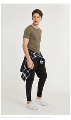 JackJones Men's Cotton T-shirt | Cool Touch Fabric Men's Top Fashion T-Shirt [2020] Brand New Menswear - EcomShopBazer