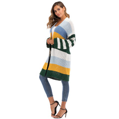[2020] WOMEN'S Winter Coat Warm Cross Border Casual Long Joint Contrast - EcomShopBazer