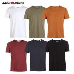 JackJones Men's Cotton T-shirt | Cool Touch Fabric Men's Top Fashion T-Shirt [2020] Brand New Menswear - EcomShopBazer